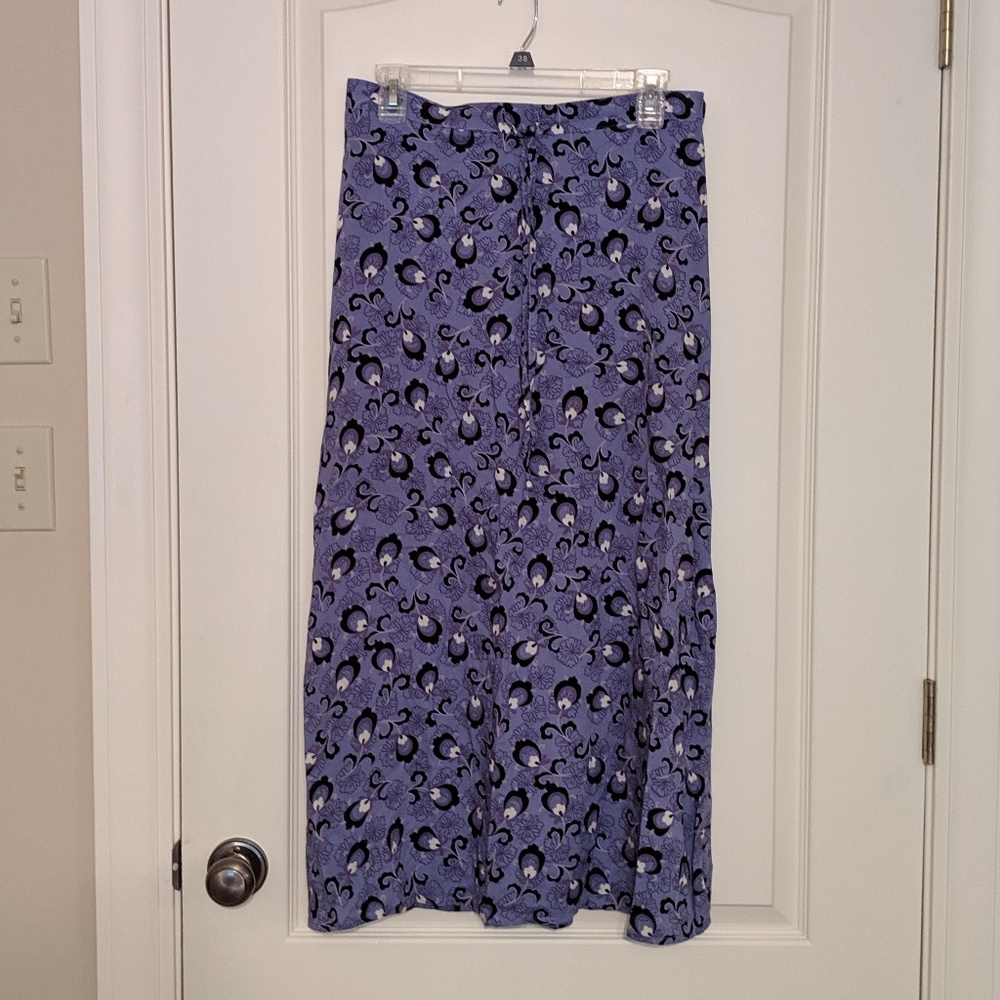 Patterned Purple Skirt
